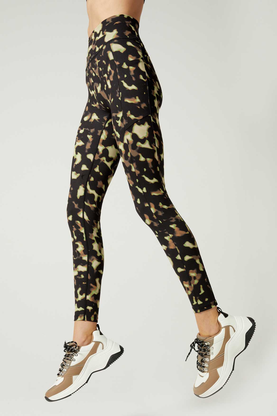 Remi Pocket Legging Blur Camo