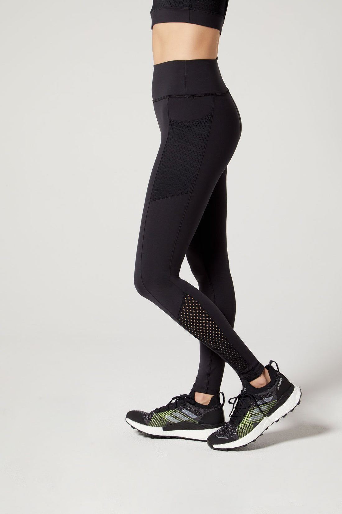 Nimble Moto Mesh Full Length Legging - Womens - Navy - Dancewear Centre