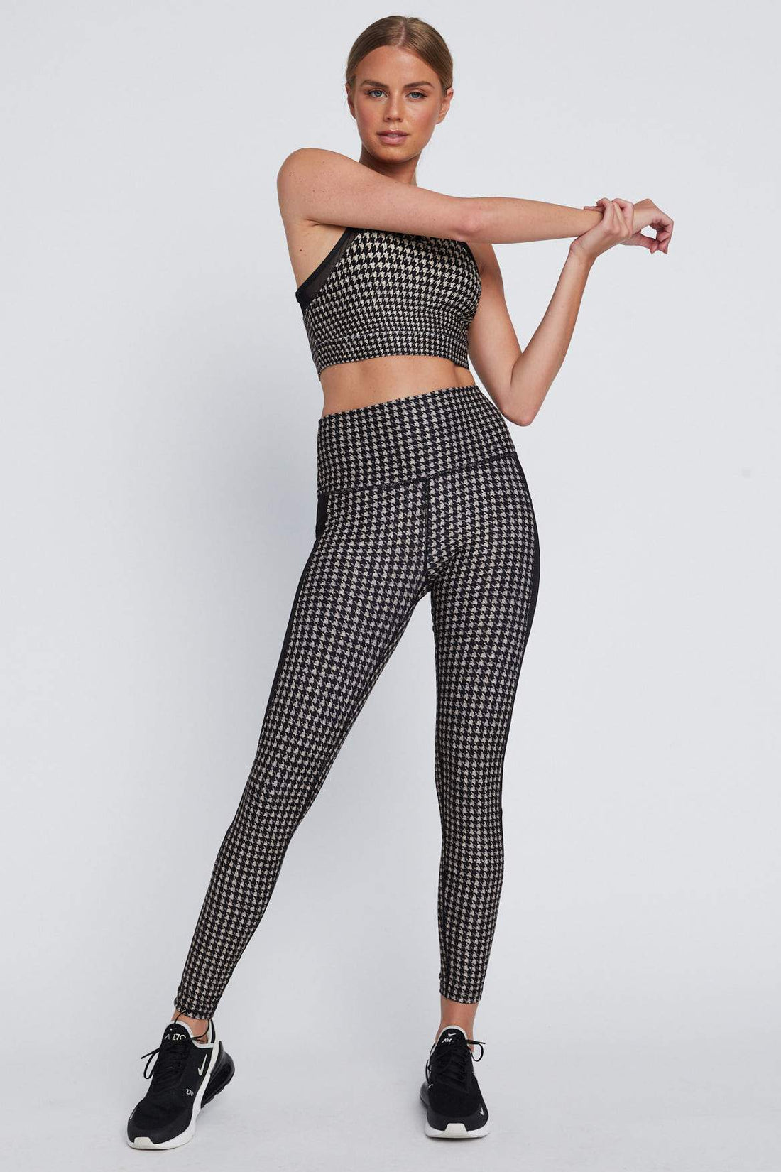 NEW Anthropologie $209 The Upside Houndstooth Leggings and Top